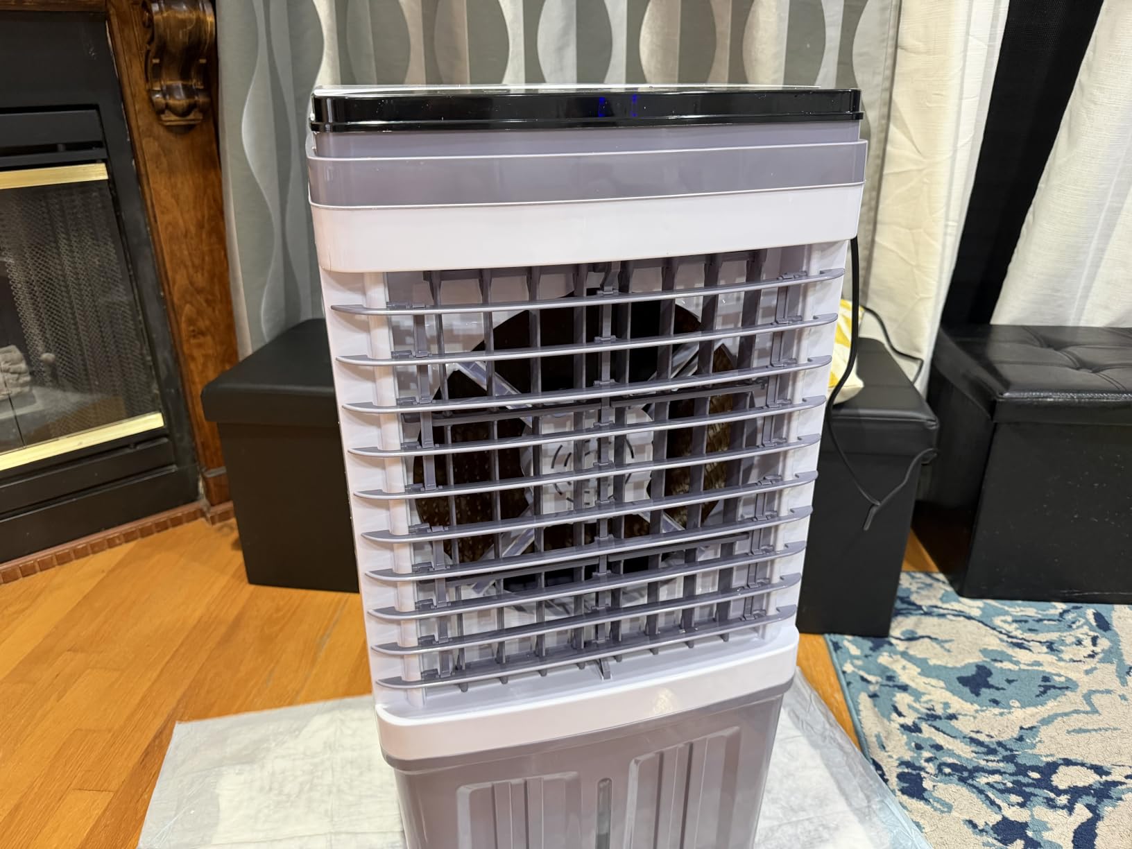 Portable Air Conditioner, 3000 CFM Swamp Cooler & Evaporative Air Cooler | 6.87 Gal Water Tank, 3 Speeds & 4 Modes, 120° Oscillation with 15H Timer for Home, Bedroom, Kitchen & Indoor Cooling customer photo 1