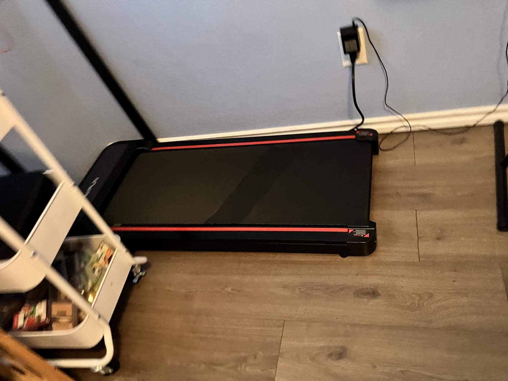 RHYTHM FUN Treadmill with Incline, Walking Pad with Handle Bar,300lbs Walking Pad with APP, Portable Folding Walking Treadmills for Home/Office with Low Noise customer photo 2