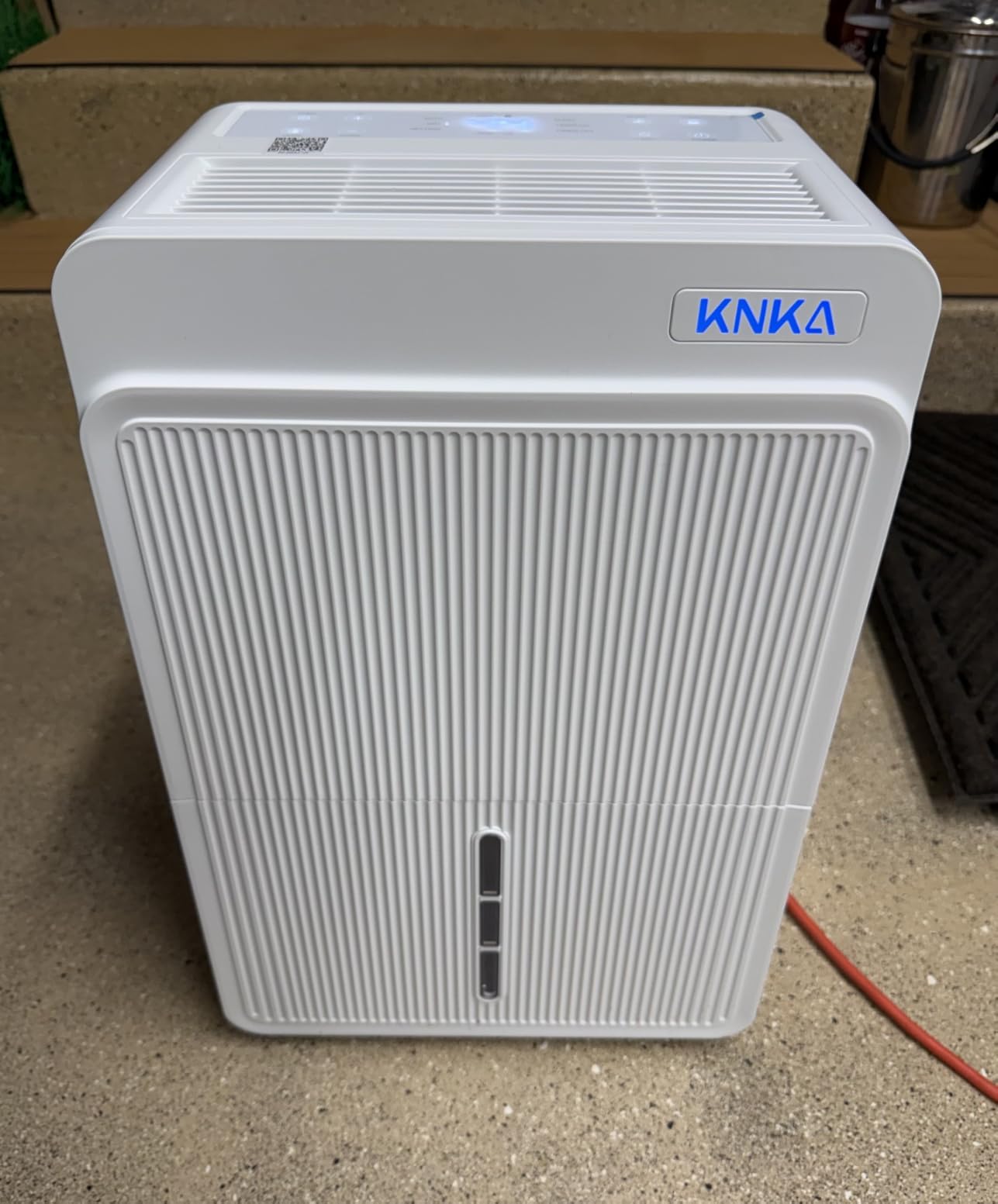KNKA Energy Star 5500 Sq.Ft Dehumidifier for Basement, Max 80 Pint/Day | Dehumidifier with Drain Hose, Dehumidifiers for Home, Bedroom, Bathroom, Large Room, Smart Humidity Control, Sleep Mode customer photo 2