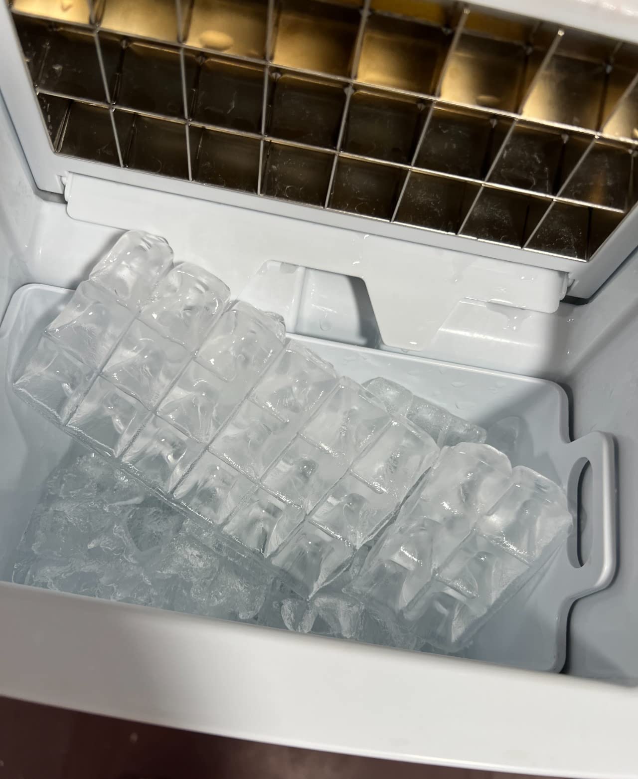 Silonn Nugget Ice Maker Countertop, Auto Drop Ice, Self Cleaning Ice Machine, 40 lbs/24H Soft Chewable Ice, Self Dispensing Nugget Ice Maker for Home, Kitchen and Party customer photo 1