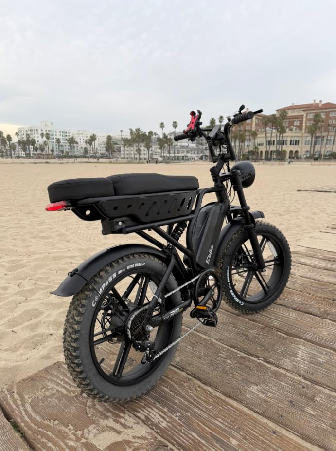 Electric Bike for Adults,48V15Ah Removable Battery Retro Ebike,Suspension | Peak 1500W Motor,20