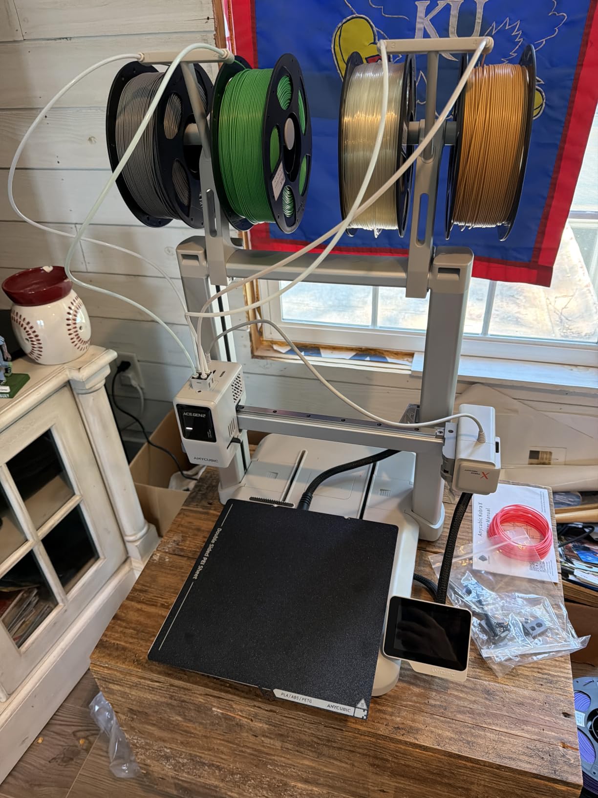 Anycubic Kobra X Multicolor 3D Printer, Easy One-Click Printing | 2X Faster, 600mm/s High Speed 3D Printers for Beginners & Kids, 4-Color Built-in, 260x260x260mm, Easy to Use FDM 3D Printer customer photo 2