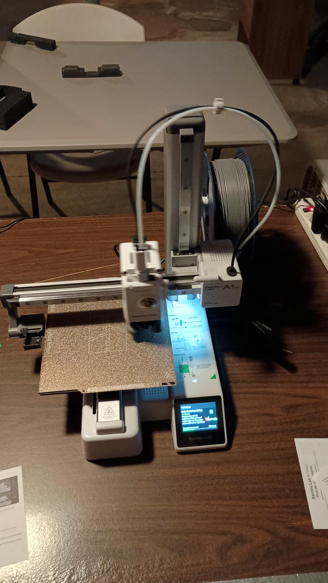 Bambu Lab A1 mini 3D Printer + LED Lamp Kit, Set Up in 20 Mins, High Speed & Precision, Full-Auto Calibration & Active Flow Rate Compensation, ≤48 dB Quiet FDM 3D Printers customer photo 1