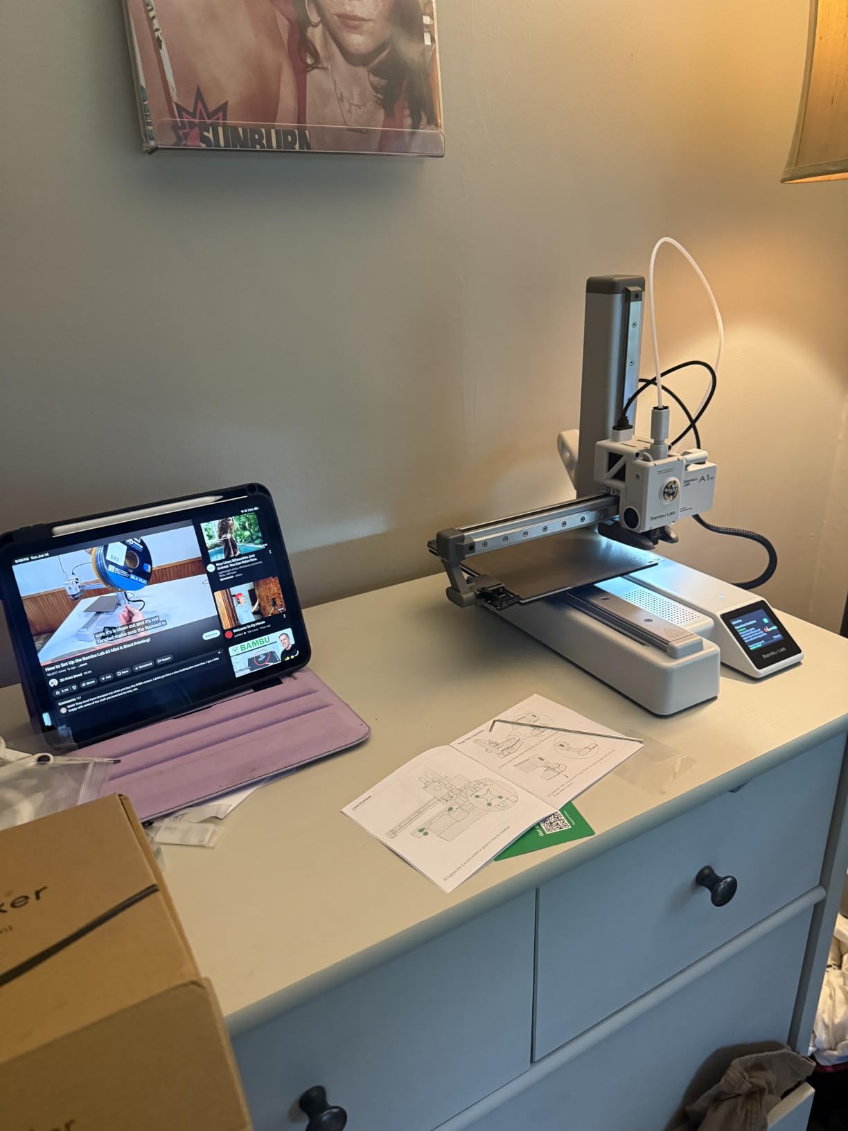 Bambu Lab A1 mini 3D Printer + LED Lamp Kit, Set Up in 20 Mins, High Speed & Precision, Full-Auto Calibration & Active Flow Rate Compensation, ≤48 dB Quiet FDM 3D Printers customer photo 2