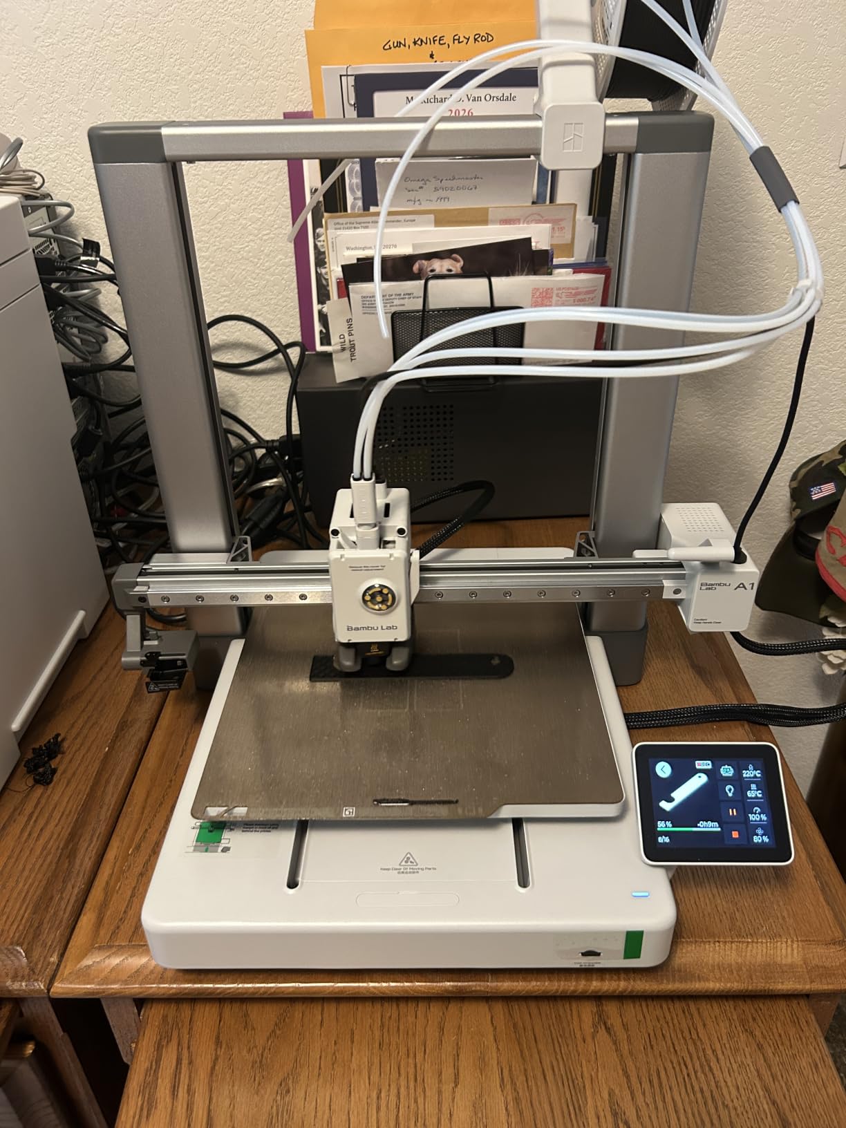 Bambu Lab A1 Combo + LED Lamp Kit, Support Multi-Color 3D Printing, High Speed & Precision, Full-Auto Calibration & Active Flow Rate Compensation customer photo 1