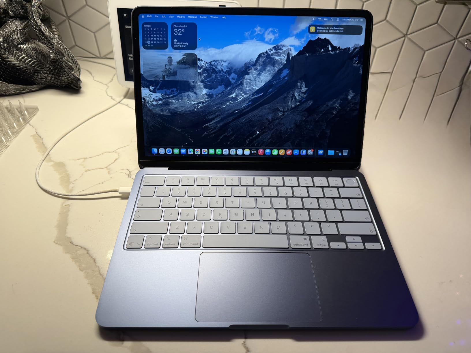 Apple 2026 MacBook Neo 13-inch Laptop with A18 Pro chip: Built for AI and Apple Intelligence, Liquid Retina Display, 8GB Unified Memory, 512GB SSD Storage, 1080p FaceTime HD Camera, Touch ID customer photo 2
