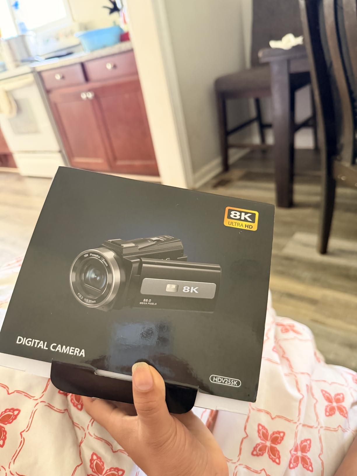 FlyFrost 8K Video Camera 88MP UHD WiFi Vlogging Cameras for YouTube 18X Digital Zoom IR Night Vision 3.0'' Touch Screen Camcorder with Microphone, Lens Hood, Stabilizer, Remote, Two Batteries customer photo 1