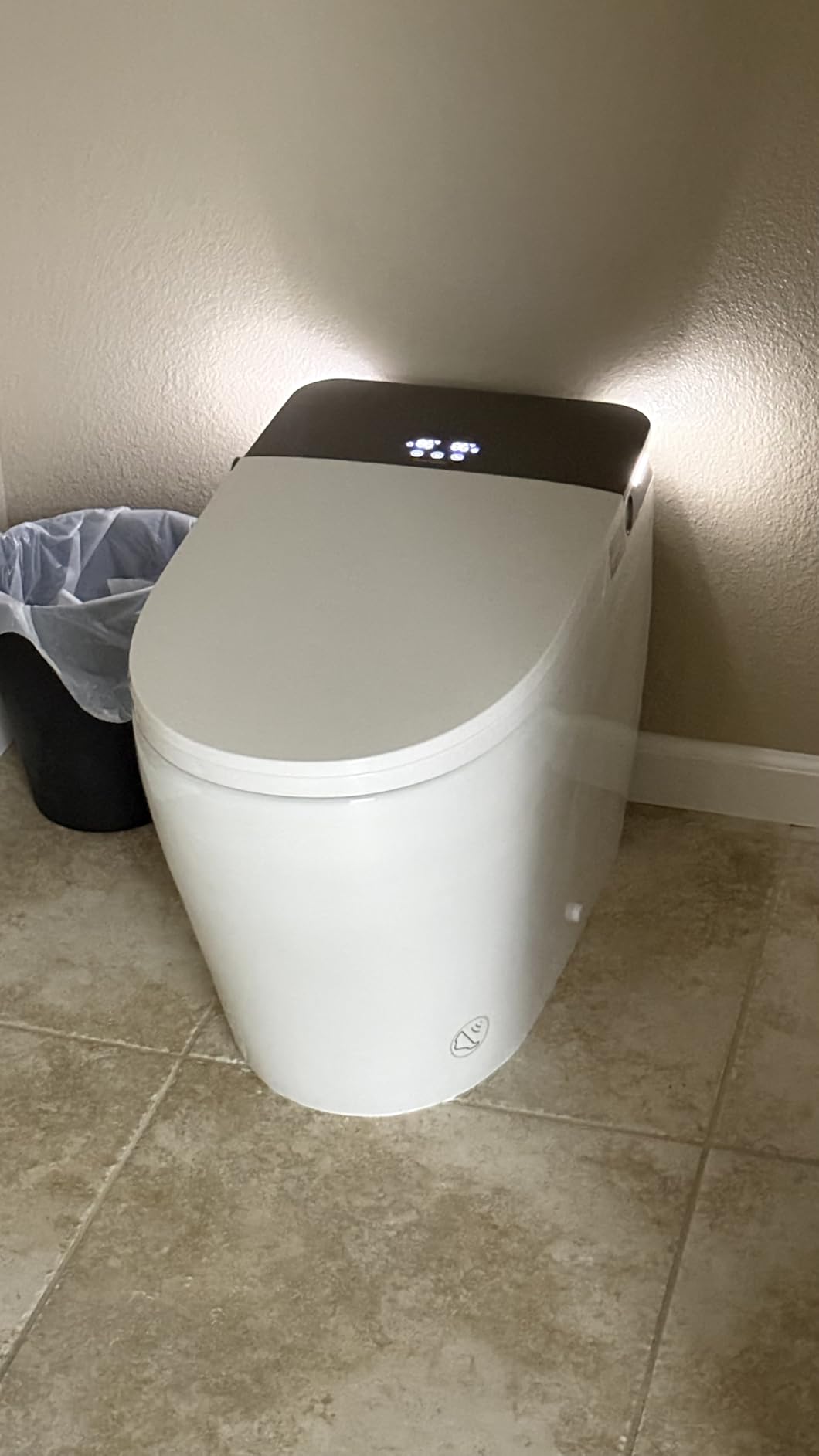 DeerValley Bidet Toilet, 1000g MaP Auto Flush, Foam Shield, ADA Seat Height, Heated Seat, Dryer customer photo 2