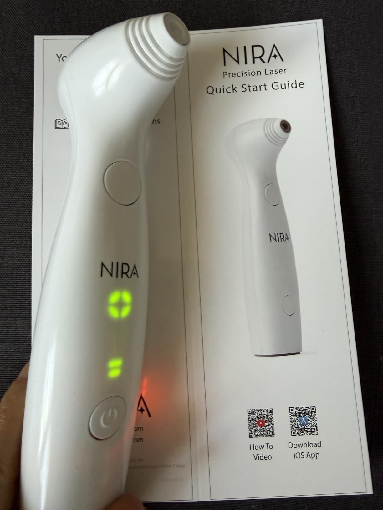 NIRA - FDA Cleared Anti Aging Laser, Red Light Mask Alternative, Face Laser | Clinically Proven Wrinkle Reduction, Longevity Technology, Pain Free Collagen Stimulation, Full Coverage Bundle Face Lasers customer photo 1