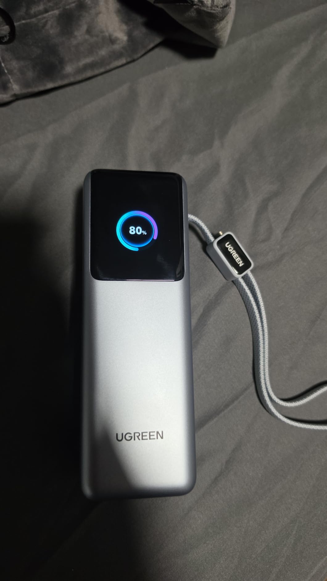 UGREEN Nexode Pro 25000mAh 200W Retractable Cables Power Bank for iPhone | Built-in retractable cables, TFT display, PD 3.1. 90Wh. Fast charges MacBook, Dell, HP, Samsung S26, iPhone 17/16 customer photo 2