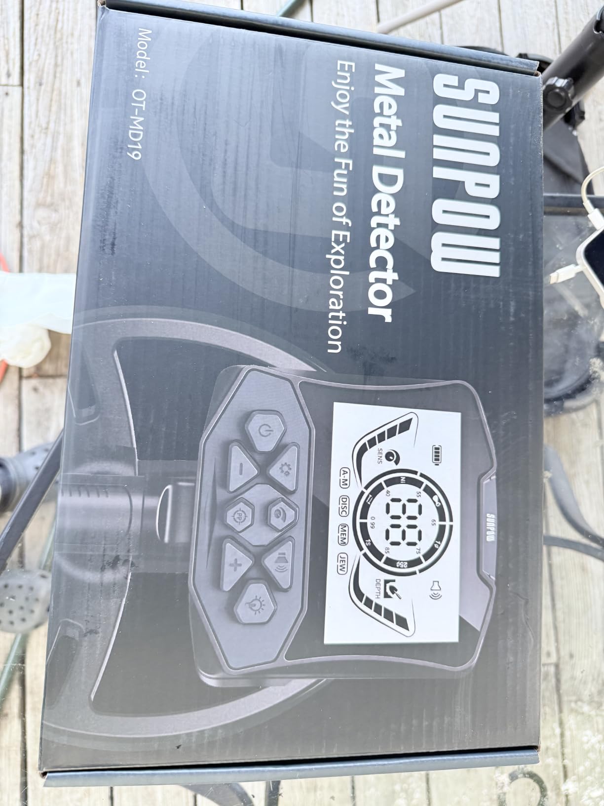 SUNPOW Rechargeable Metal Detector for Adults, IP68 Waterproof 11