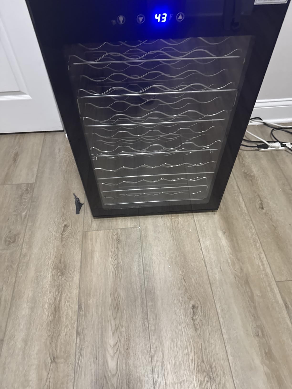 EUHOMY 45 bottle Wine Cooler Refrigerator, Wine Fridge Glass Door, Silver customer photo 1