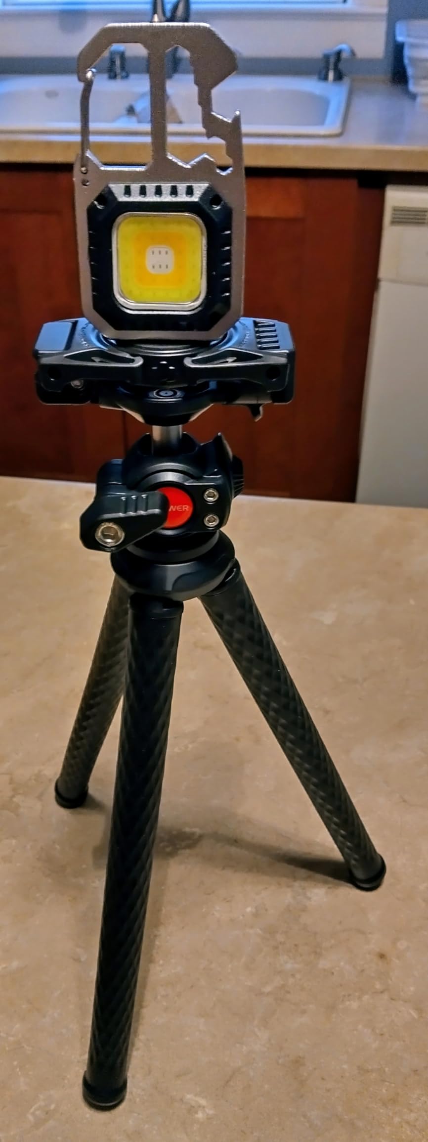 NEEWER Flexible Phone Tripod, Small Mini Camera Webcam Desk Stand, Phone Holder & Action Camera Mount Adapter Compatible with iPhone GoPro DJI Pocket 4 3 Xtra Muse Insta360 for Video Recording, TP34 customer photo 1