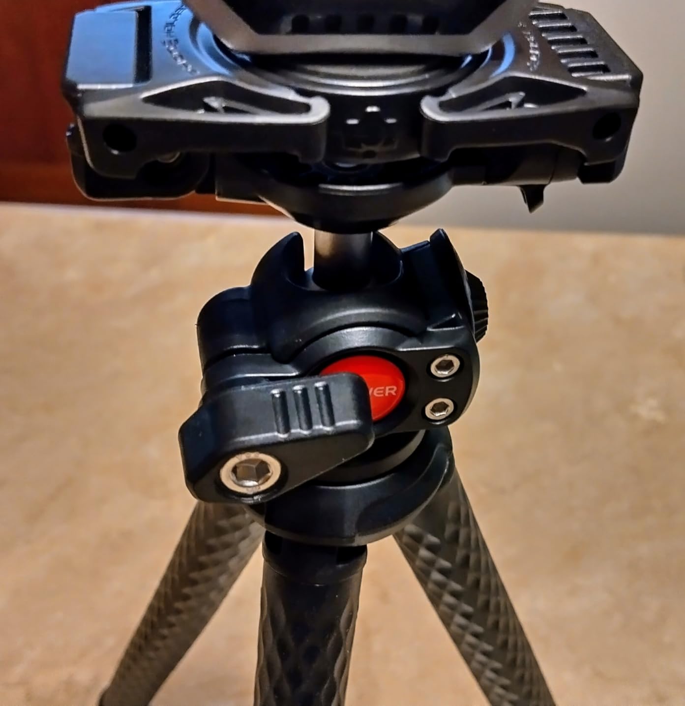NEEWER Flexible Phone Tripod, Small Mini Camera Webcam Desk Stand, Phone Holder & Action Camera Mount Adapter Compatible with iPhone GoPro DJI Pocket 4 3 Xtra Muse Insta360 for Video Recording, TP34 customer photo 2
