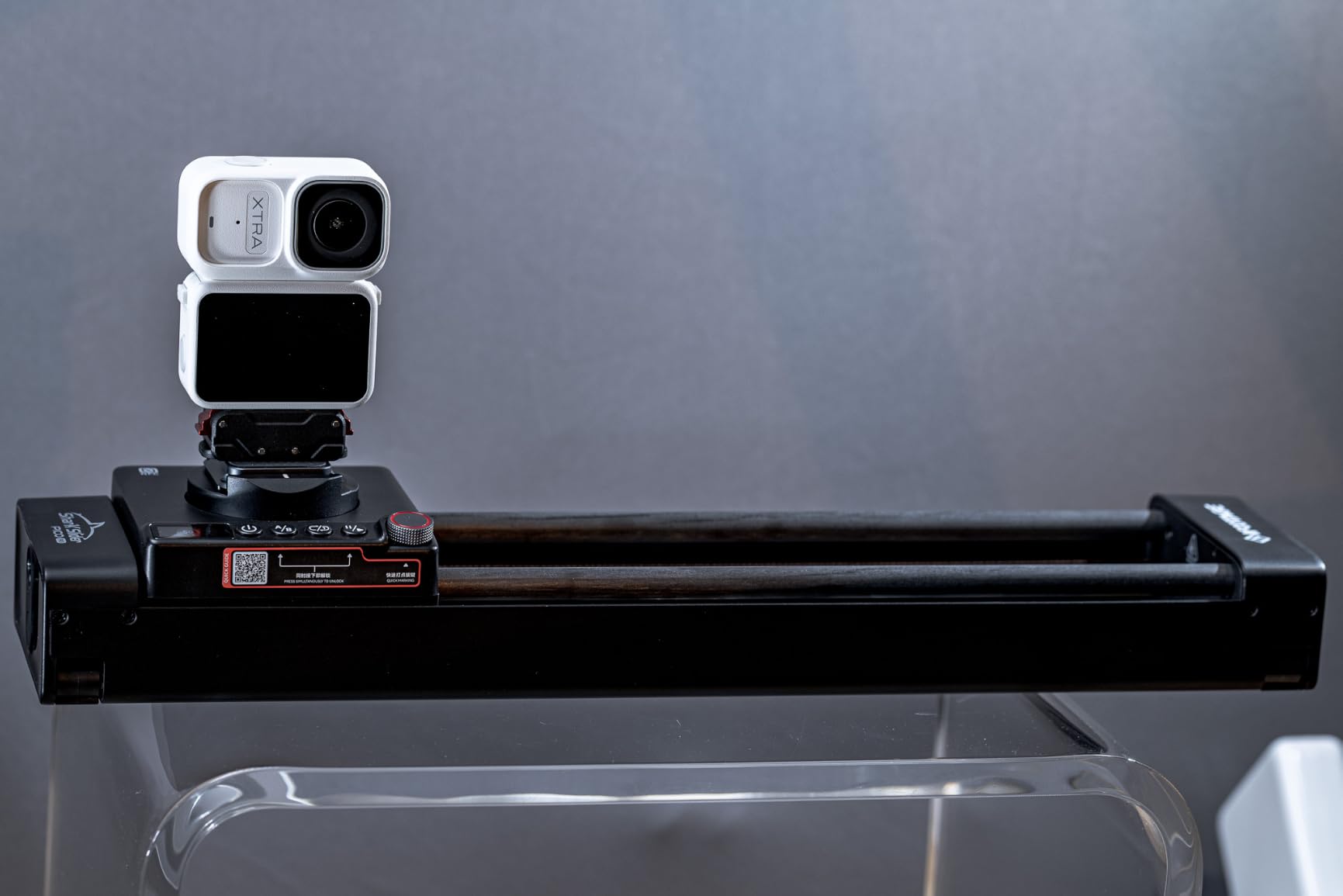 IFOOTAGE Pico Pro Motorized Slider Phone Gimbal Stabilizer, 15.7'' 2-Axis Phone Gimbal Portable Stabilizer fo iPhone/Android/ Insta360 Action Cams/DJI Pocket 3/4, Payload 3.3lb customer photo 1