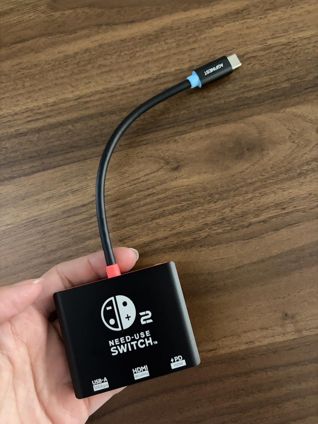 Portable Handheld Gaming Dock USB C Dock with 4K@60Hz HDMI Adapter | 100W PD Charging and USB 3.0 Hub for Switch 2, ROG Ally X, Steam Deck, Legion Go and More USB-C Devices customer photo 1