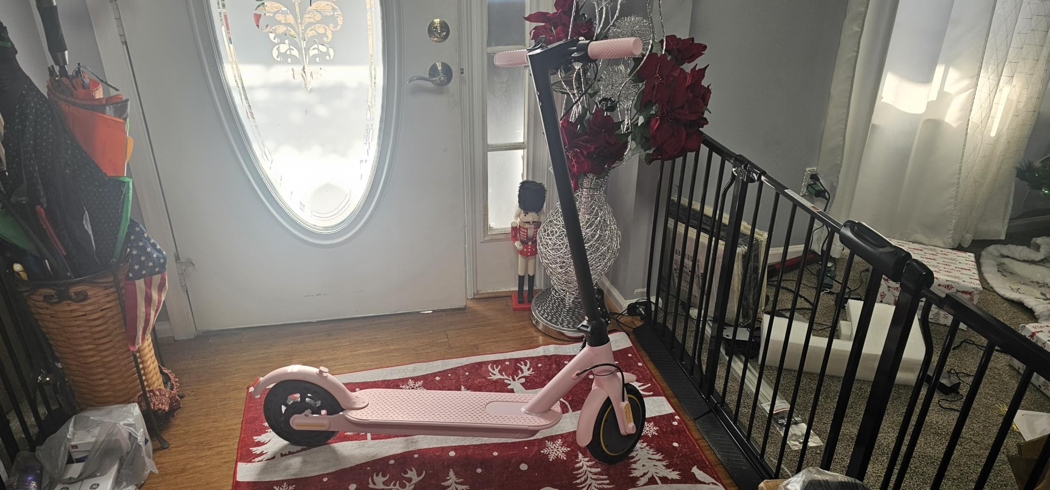 WERHY Electric Scooter, 500W/350W Powerful Motor & 19MPH Top Speed, 16/25/27 Miles Range, Folding E Scooter with Dual Braking for Teens and Adults customer photo 1
