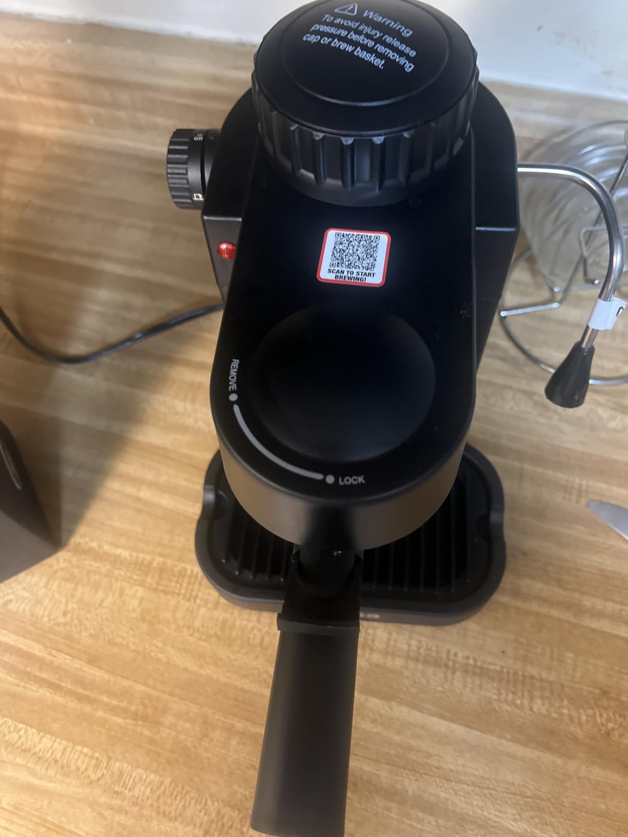 IMUSA 4 Cup Electric Espresso Cappuccino Coffee Maker, Black | Matte Finish, Milk Frother for Creamy Foam, Cappuccino and Latte Preparation, Perfect for Home Baristas customer photo 1