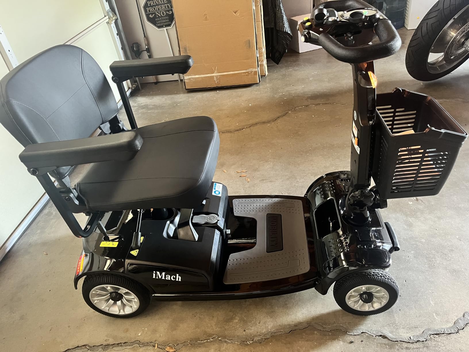 4-Wheel Folding Mobility Scooter 22Mi Range 418LBS Large Size | Heavy Duty 418 LBS Capacity, Long Range, Tight Turning Radius, 4-Wheel Powered Mobility Scooter for Adults customer photo 1