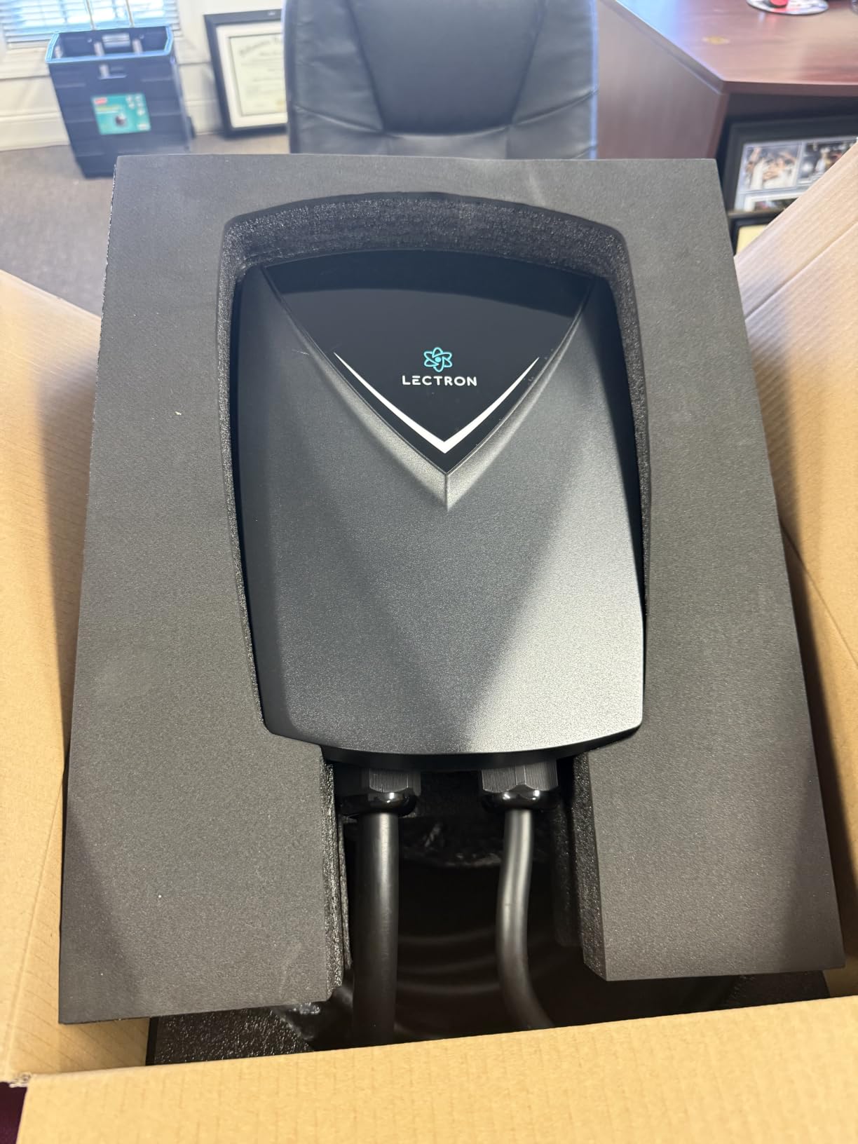Lectron Tesla NACS Level 2 EV Charger, UL2594 Certified (ETL Listed), 40A 240V Nexus Charging Station, 23ft Cable & Tesla Holder, NEMA 14-50 Plug-in, Compatible with Tesla Model S/3/X/Y & NACS (J3400) customer photo 2