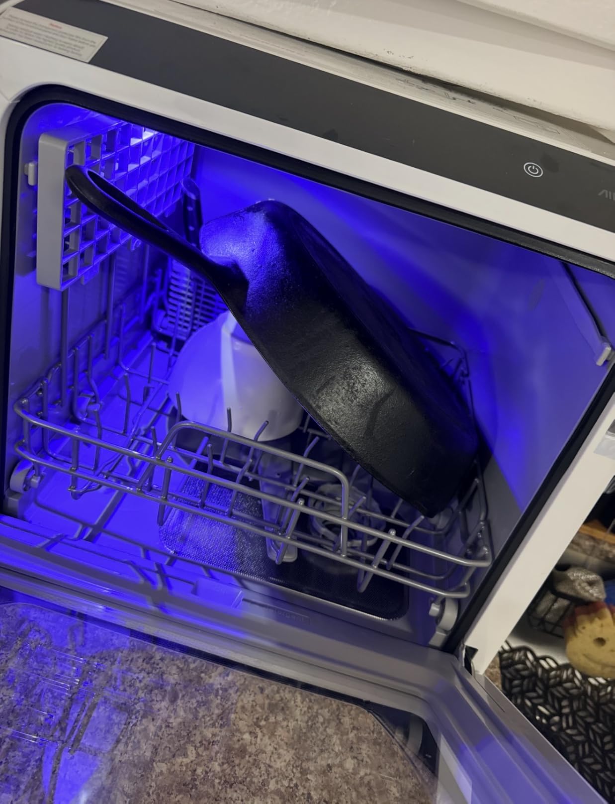 AIRMSEN Portable Countertop Dishwasher, No Hookup Needed | 6 Programs, 1-Hour Hot Air Drying & 72-Hour Air Circulation, Built-in Water Tank, for Home, Apartments & RVs customer photo 1