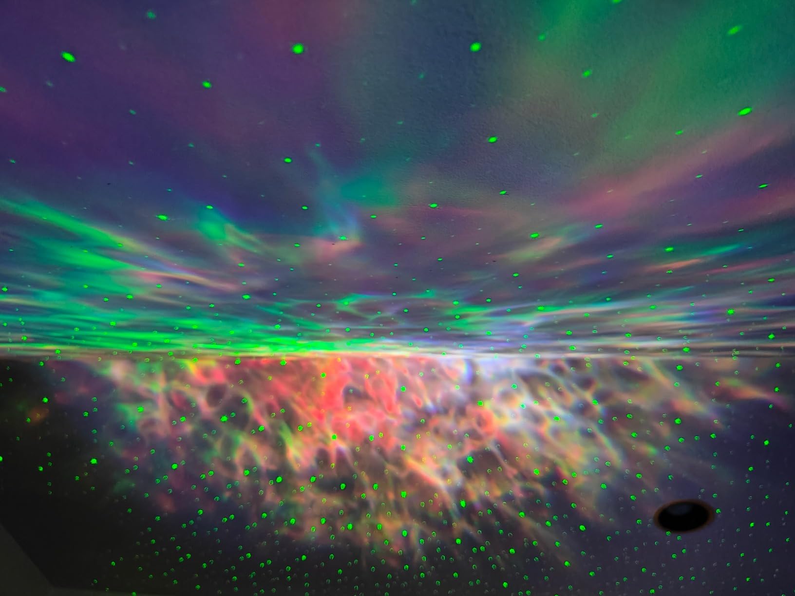 Galaxy Projector Sound Machine Aurora Night Light Projector with 30 Sounds,16 Colors Star Northern Lights Projector Bluetooth Speaker, Remote Timer Teen Gift Led Lights Mood Sensory Light for Autism customer photo 2