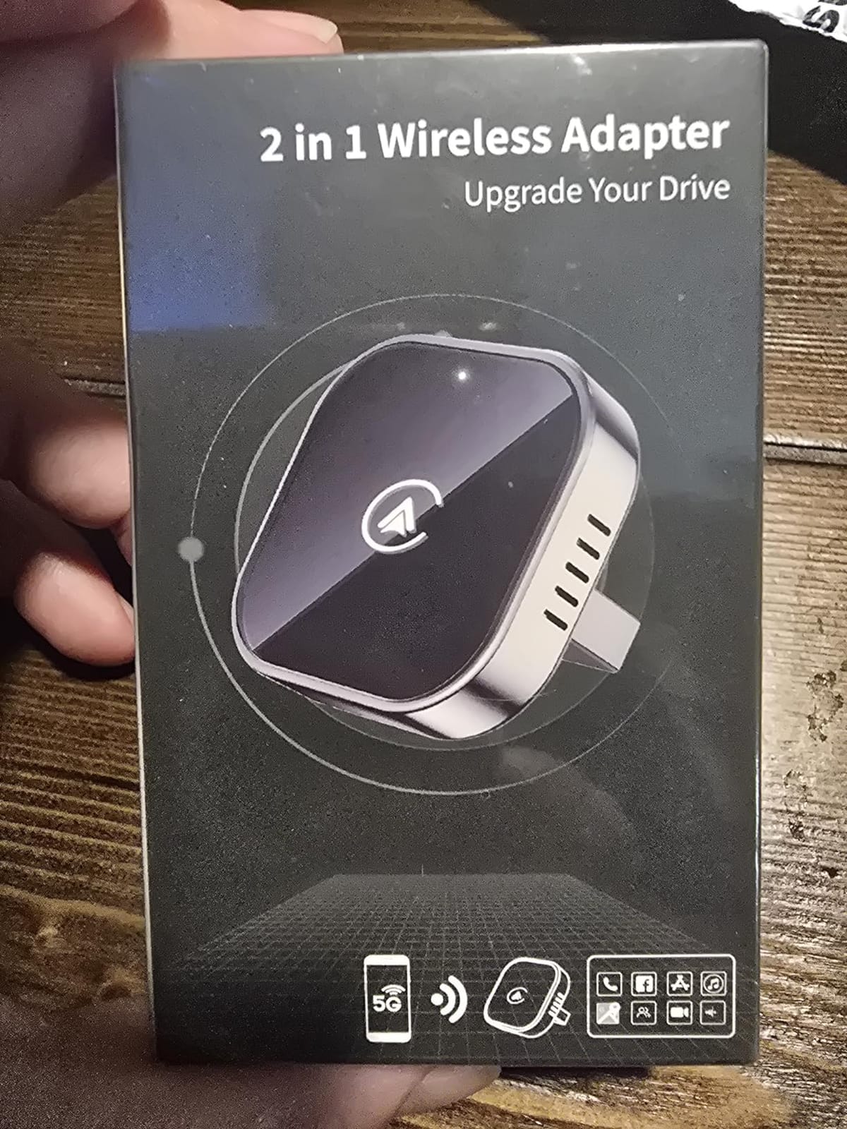 Teeran 2 in 1 Wireless CarPlay and Android Auto Adapter | Easy Setup Plug and Play, Fast Seamless Use, Supports 1000+ Cars with Built-in Wired Car Play/Android Auto, Compact Design customer photo 2