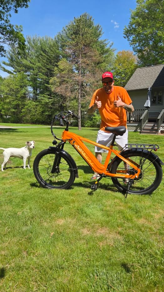 Aipas C2 Max Electric Bike for Adults, 1100W Peak, 85-Mile Range Ebike | 48V 18Ah Removable Battery, 24