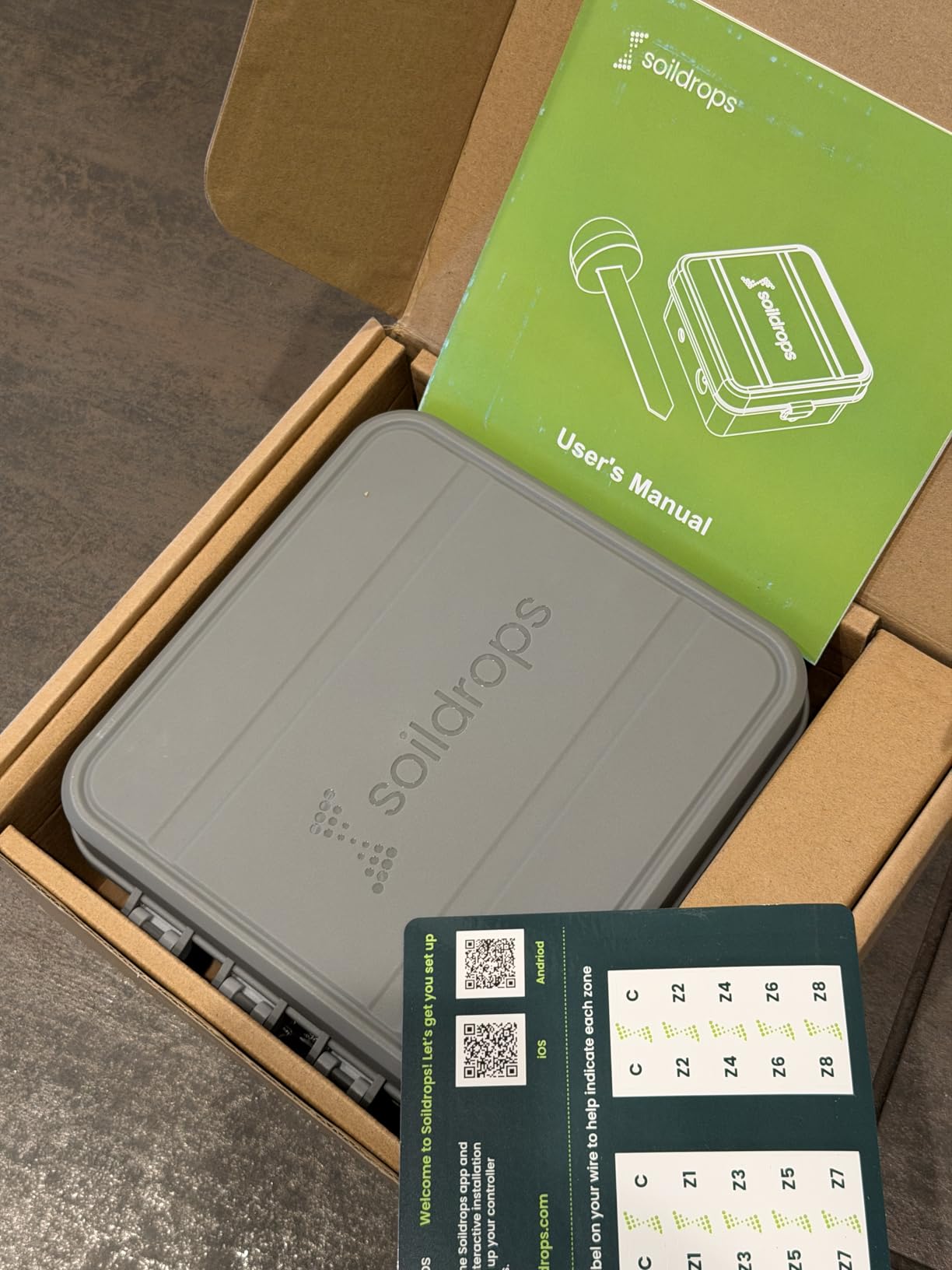 8-Zone WiFi Smart Sprinkler Controller Irrigation Timer System | IP54 weather resistant indoor/outdoor install, no subscription required, rain skip, app control, and sensor ready watering customer photo 2
