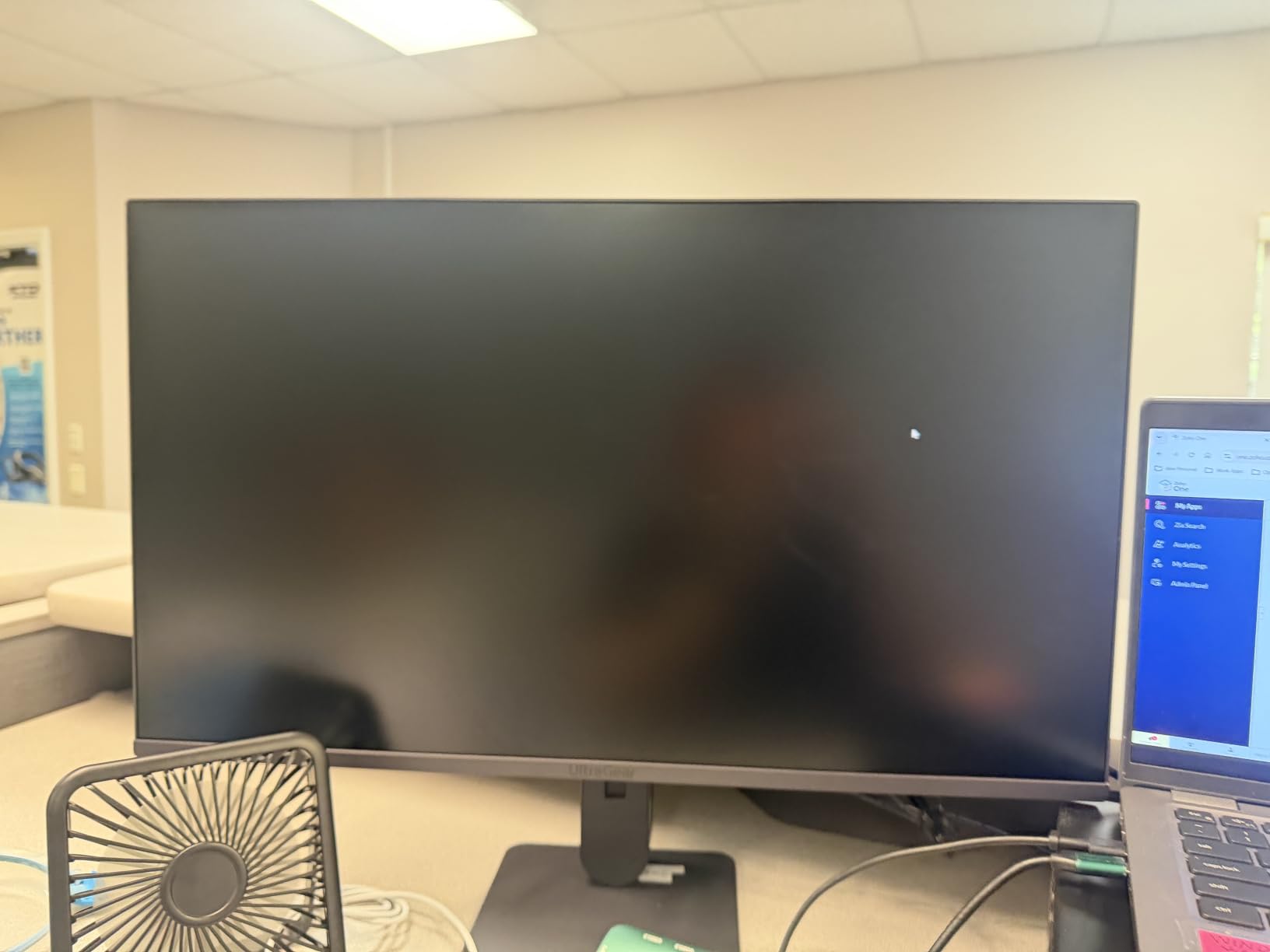 LG 24G414B-B 24-inch Ultragear Full HD (1920 x 1080) IPS Gaming Monitor 144Hz, 1ms, NVIDIA G-Sync Compatible, FreeSync, HDR10, Built-in Speaker, HDMI, DisplayPort, Tilt/Height Stand, Black customer photo 1