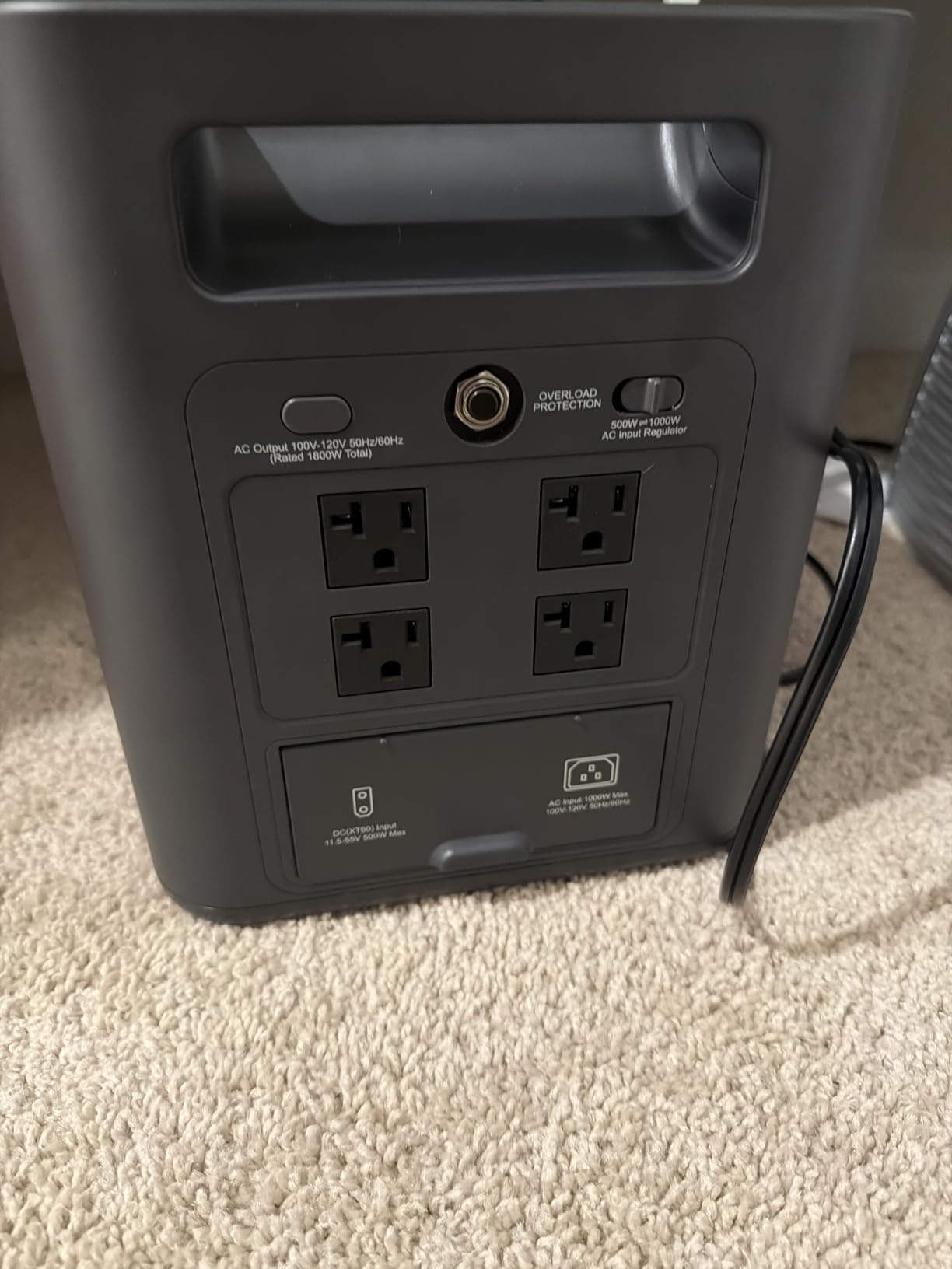 AFERIY Portable Power Station 1024Wh, Expandable Solar Generator to 5120Wh | 1800W (Peak 3600W) AC Output, Fast Recharge, UPS Battery Backup for Home Backup Power, Camping, RV, Emergency customer photo 2