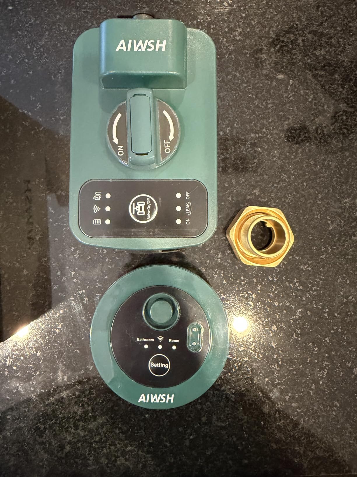 Smart Water Auto Shut Off Valve & Leak Detector, Real-Time Leak Detection, Whole-Home Leak Protection System, 15 Sec Automatic Shut-Off, 1640 ft LoRa Coverage, No WiFi Required, Fits 3/4