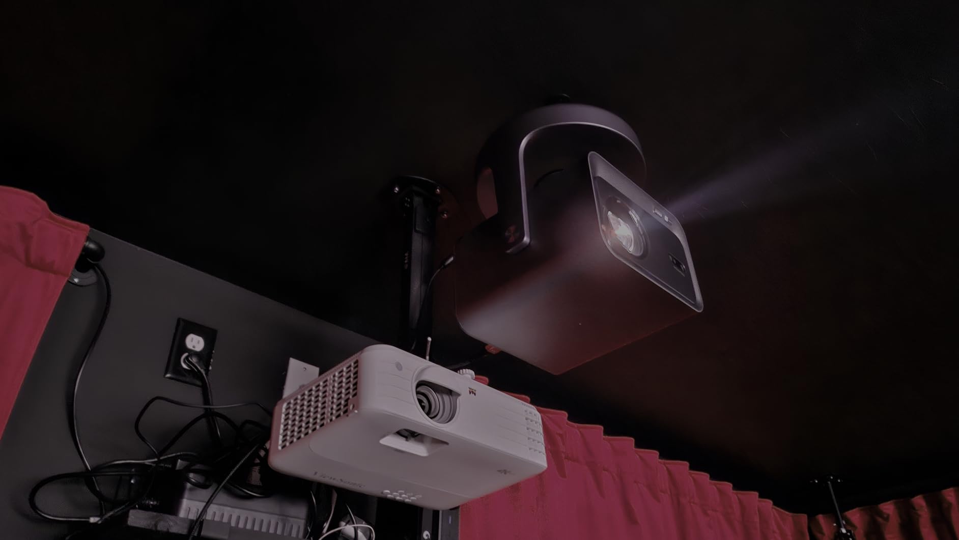 Hisense XR10 Triple Laser 4K Projector, 6000 ANSI Lumens, 6000:1 Contrast, IRIS Lens, 0.84-2.0:1 Optical Zoom, Lens Shift, 65