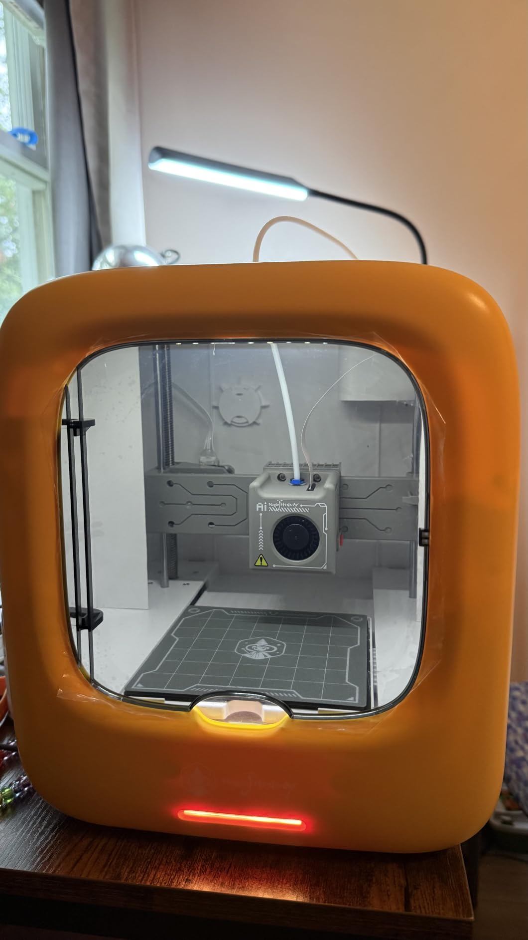 3D Printer for Kids, AI-Powered, Fully Assembled, STEM Gift - Safe Enclosed Design, 8,000+ Toy Models, 400mm/s Speed customer photo 1