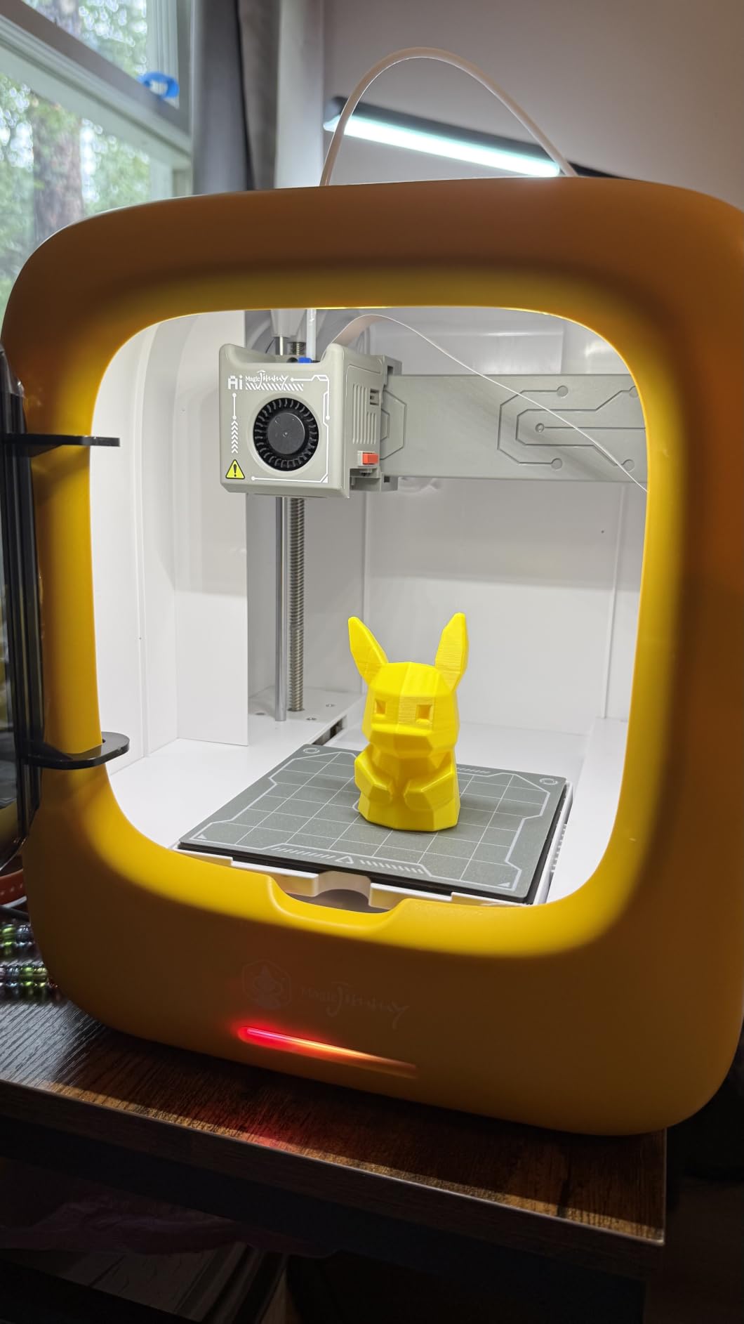 3D Printer for Kids, AI-Powered, Fully Assembled, STEM Gift - Safe Enclosed Design, 8,000+ Toy Models, 400mm/s Speed customer photo 2