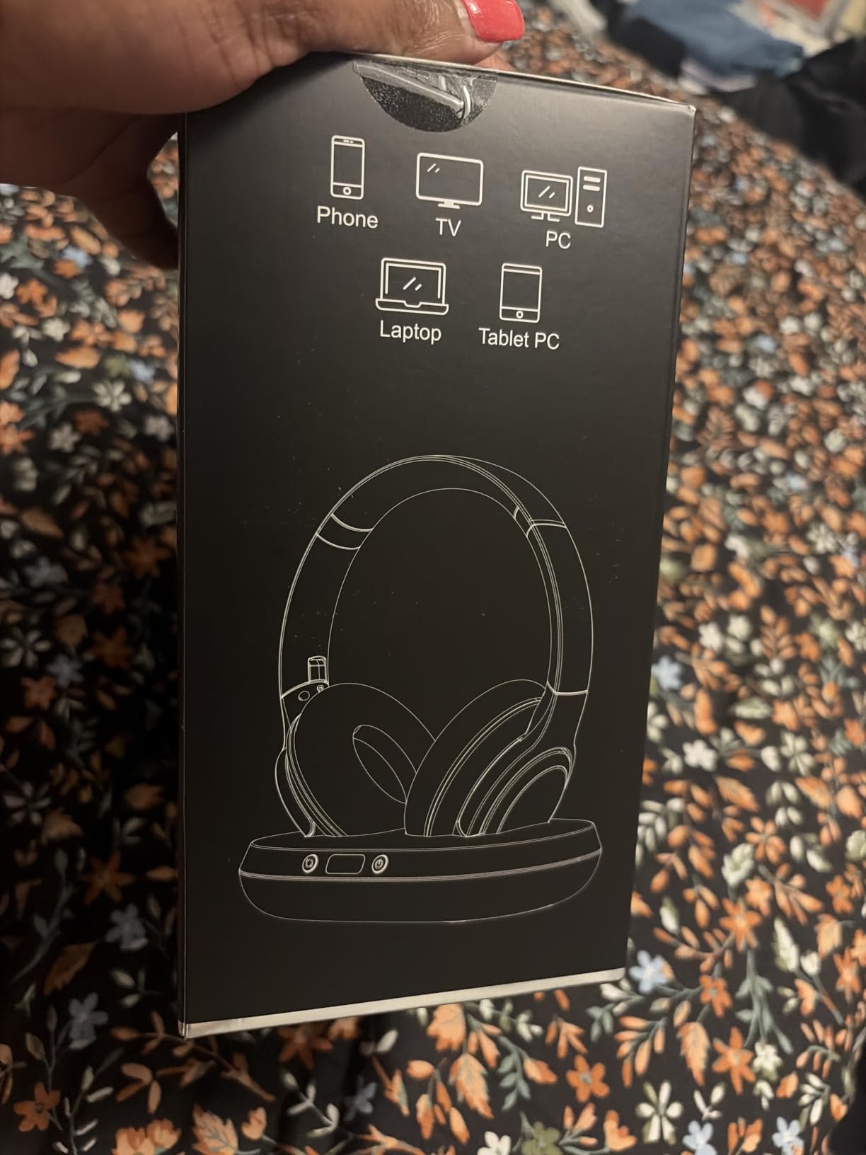 TV3 New Upgrade Wireless Headphones for TV, 2.4G Low Latency Over-Ear Headset, Transmitter & Charging Base, 65H Playtime, Plug & Play, Optical AUX RCA Compatible for Seniors & Family customer photo 1