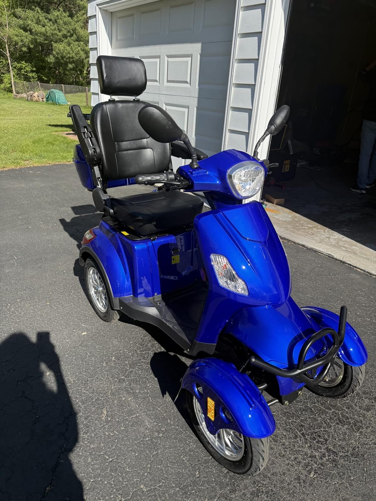 Mobility Scooters for Seniors & Adults 500lbs Capacity - 800W All Terrain Electric Powered Mobility Cart - Heavy Duty Mobility Scooter for Elderly w/Charger Remote Keys (Green) customer photo 1