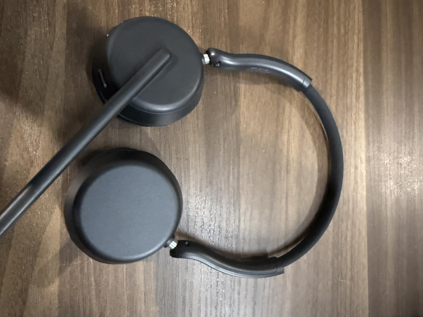 AOC Wireless Headset with Mic for Work, Bluetooth 5.4 Headphones-Dark Black | AI Noise-Canceling Mic for Clear Calls, Computer Headset with Mic Mute & USB A/C Dongle for PC, Computer, Laptop customer photo 1