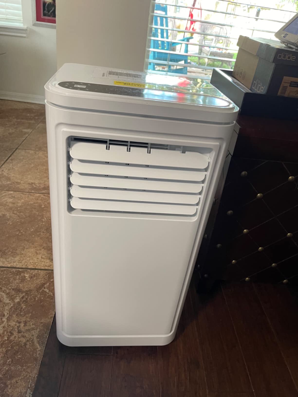 COWSAR 8000 BTU Portable Air Conditioner, Cooling for 350 Sq Ft Max, Remote Control, 2 Fan Speeds, 24H Timer, Quiet Operation & Fan Mode for Bedroom, Office, Home and Dorm customer photo 1