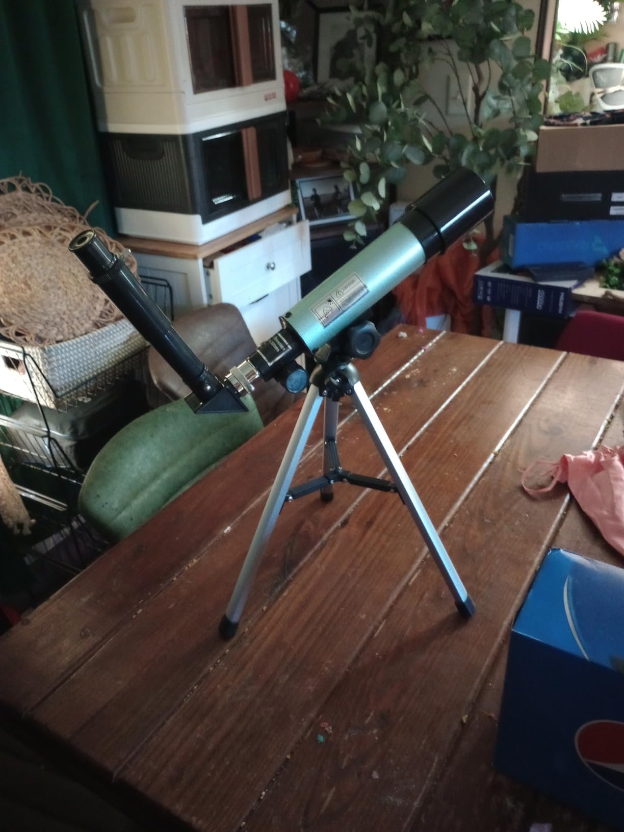Telescope 90mm Aperture 600mm FL Telescope for Adults High Powered | ED Glass, Metal AZ & Stainless Steel Tripod, Erecting Prism for Sky/Land, Phone Adapter, Portable Bag, Glossy Black customer photo 1