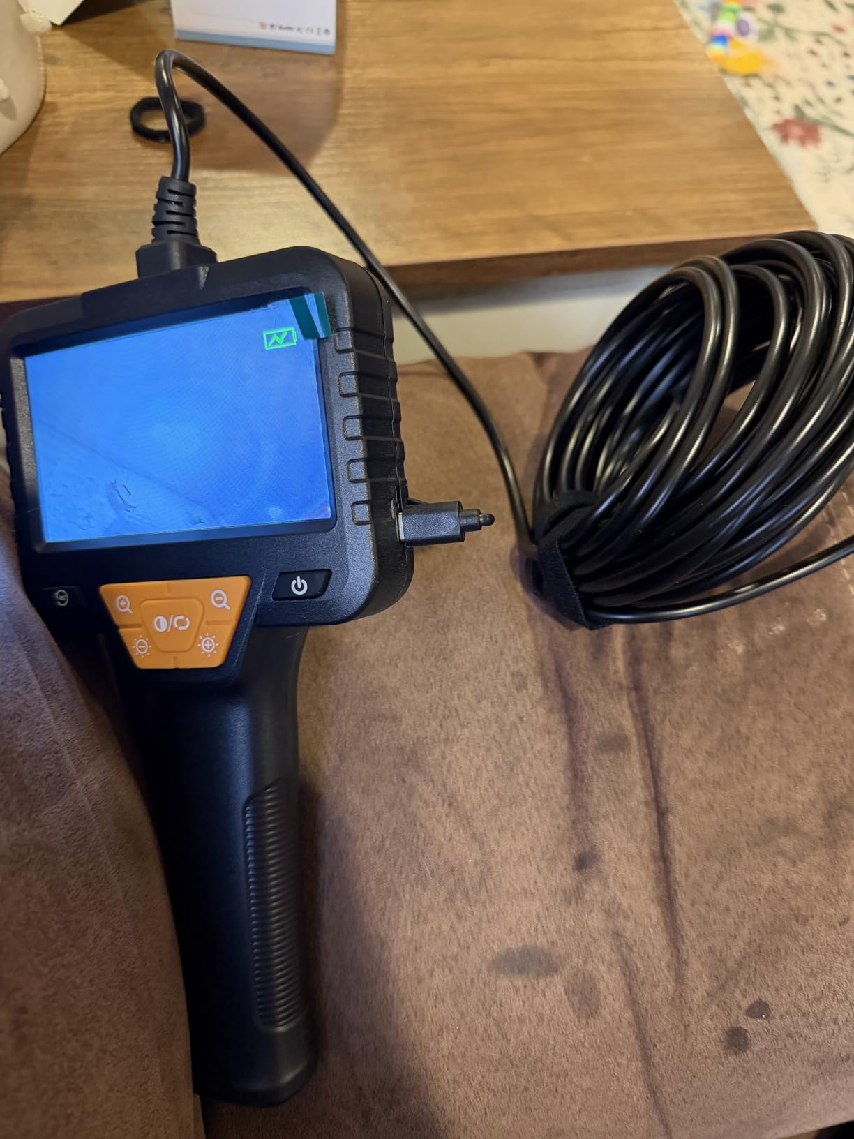 50FT Endoscope Camera with Light-1080P HD Borescope Inspection Camera | IP67 Waterproof Sewer Tools with 8 Adjustable LEDs,Snake Cameras with 4.3