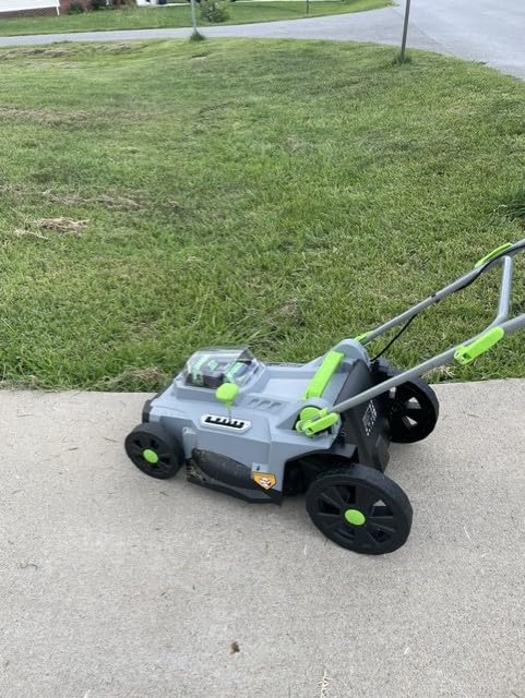 13 Inch Cordless Lawn Mower, 40V Electric Lawnmower for Garden/Patio/Yard | 2 x 20V 4.0Ah Battery, 13 inch Cutting Width, 5 Adjustable Height, 30L Grass Bag, Bagging Mode&Mulching Mode customer photo 1
