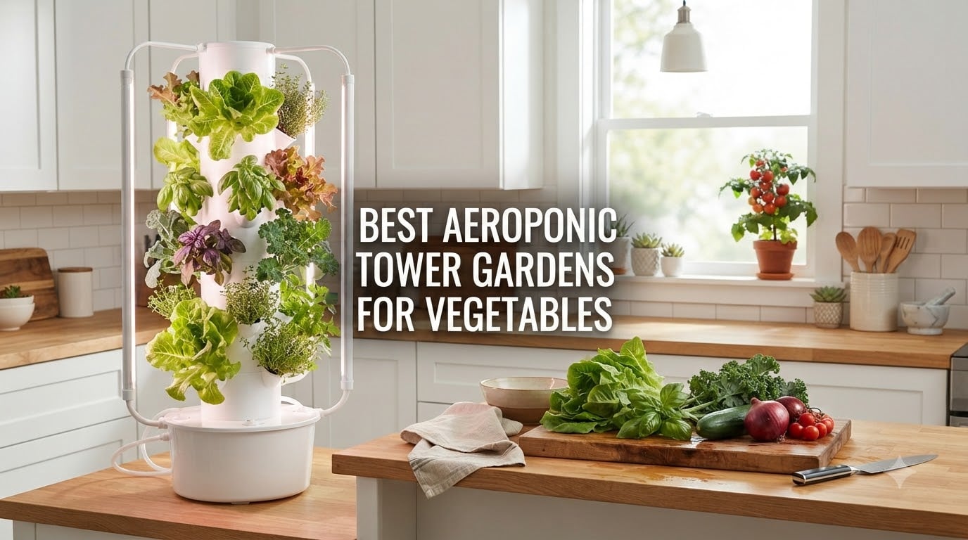 best aeroponic tower gardens for vegetables