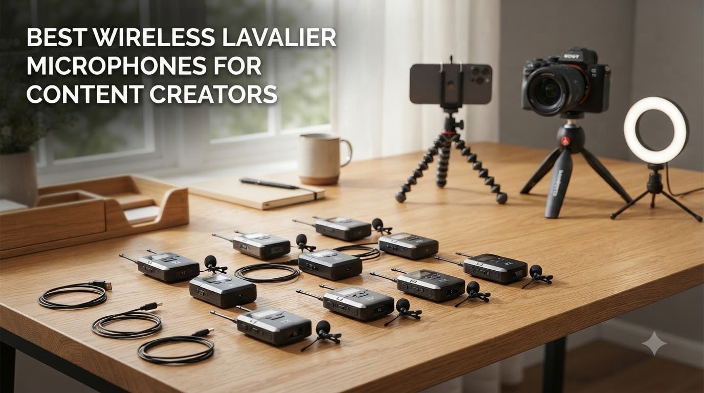 best wireless lavalier microphones for content creators