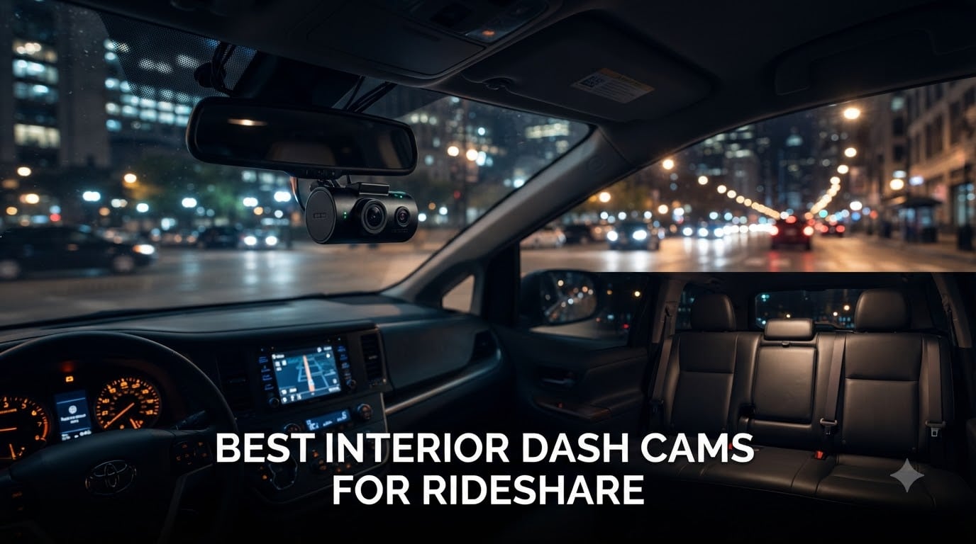 best interior dash cams for rideshare