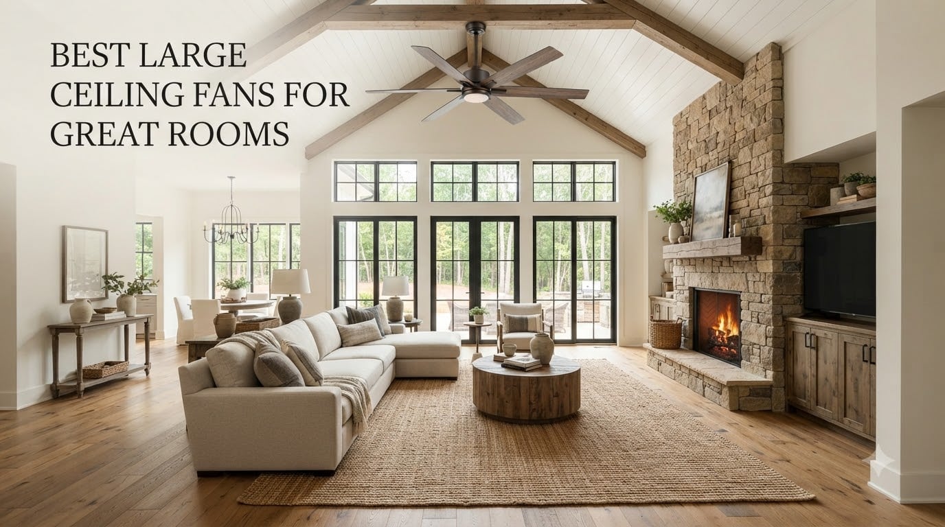 best large ceiling fans for great rooms
