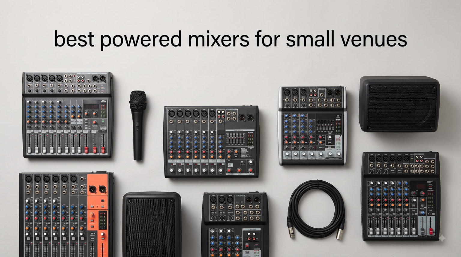 best powered mixers for small venues