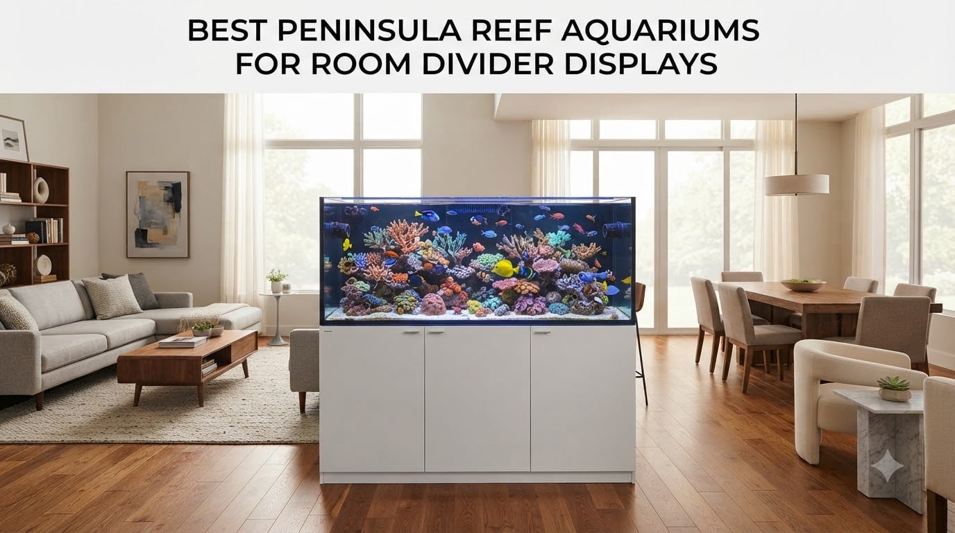 best peninsula reef aquariums for room divider displays
