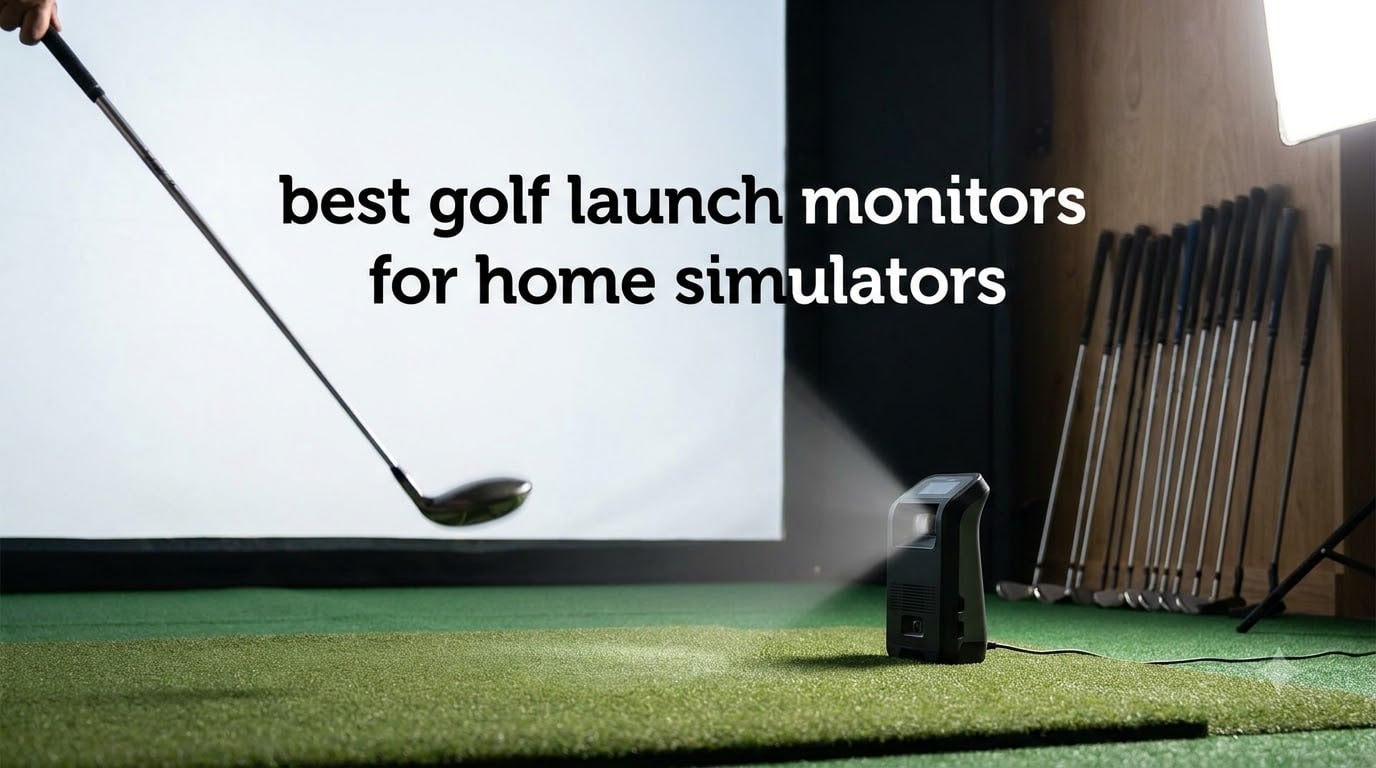 best golf launch monitors for home simulators