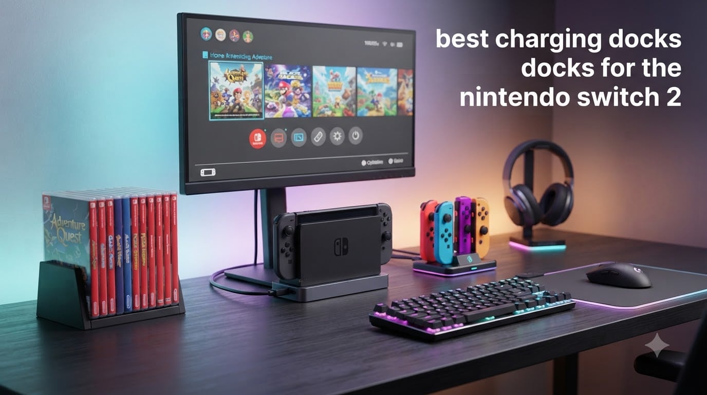 best charging docks for the nintendo switch 2